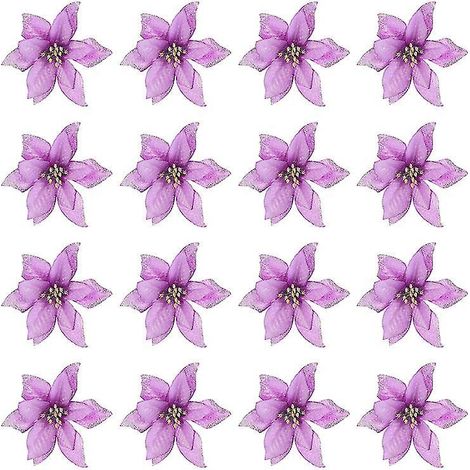 36 Künstliche Weihnachtsblumen