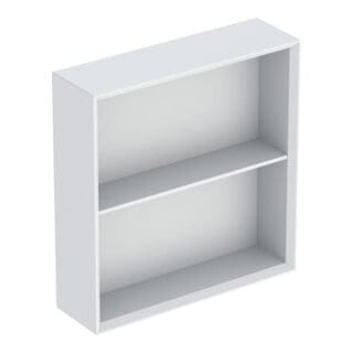 Geberit Regal 45x46,7x13,2cm, quadr., we/ma lackiert