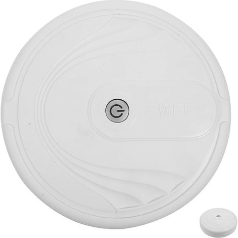 Spielzeug-bodenreinigungsroboter, Rollenspielzeug Für Kinder, Wiederaufladbarer, Künstlicher Bodenwischer, Weiß (batteriebetrieben) – 23,00 X 23,00 X 4,50 Cm – Weiß