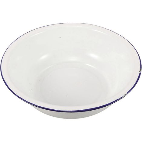 Emaillierte Fußbecken Im Vintage-stil, Fußwaschbecken Für Die Pediküre Zu Hause – 30,00 X 9,00 X 9,00 Cm – Weiß