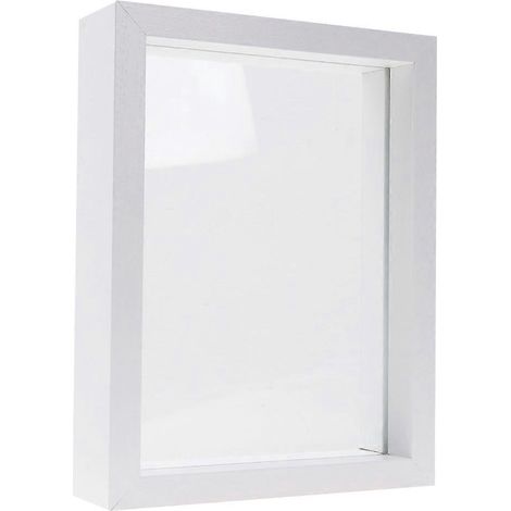 Präsentationsbox Für Schmetterlinge Und Pflanzen – Präsentationsrahmen – 20,5 X 16,5 Cm – Weiß