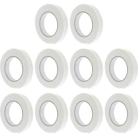 10 Rollen Kantenband Aus Holz, Flexibles Abschlussband Für Die Möbelrestaurierung (3 Meter) – 300,00 X 2,00 X 0,20 Cm – Weiß