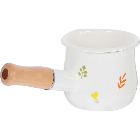 Haushaltsmilchtopf, Mini-milchtopf, Hitzebeständiger Milchtopf, Kleiner Kochtopf – 19,00 X 10,70 X 9,00 Cm
