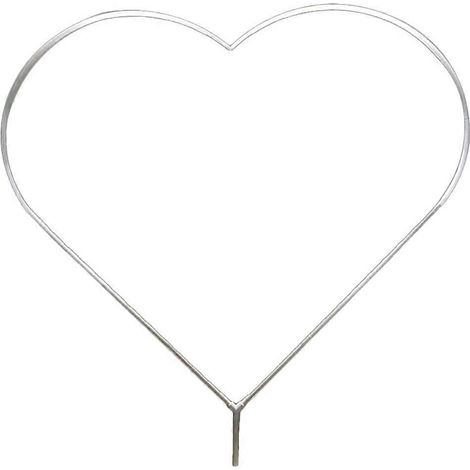 Herzförmiger Ballonbogen-stützsatz – Partyzubehör – 150 X 150 Cm – Weiß
