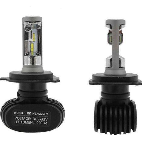 50w 9-32v 4000lm Wasserdichte Led-autoscheinwerferlampen Mit Integriertem Fern- Und Abblendlicht (h4) - 24,00 X 5,00 X 3,50 Cm