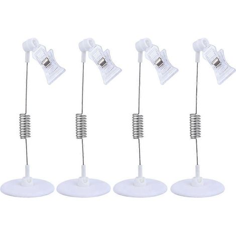 Preisschildständer Mit Befestigungsclip (5er-pack) – 20 X 8 X 1 Cm