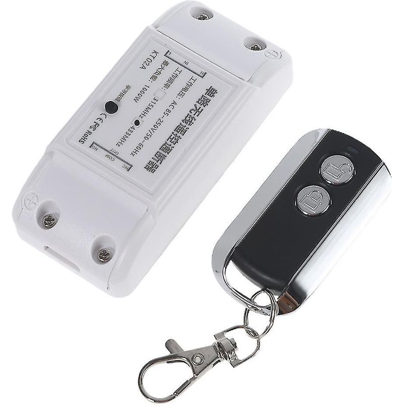 Fernbedienung Mit 2 Tasten Für Garagentore Und Einfahrtstore, 433 Mhz, 85–250 V Wechselstrom