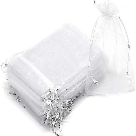 Packung Mit 100 Organza-schutzbeuteln Für Weintrauben Mit Kordelzug Für Optimalen Schutz