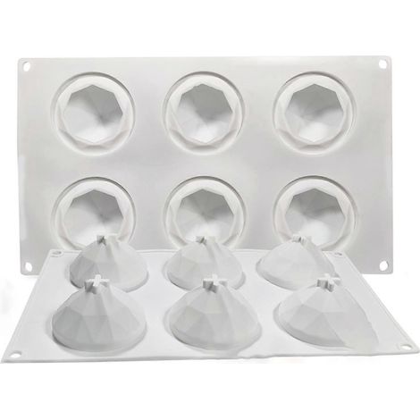 3d-antihaft-silikonform In Diamantform Für Selbstgebackene Kuchen - 1