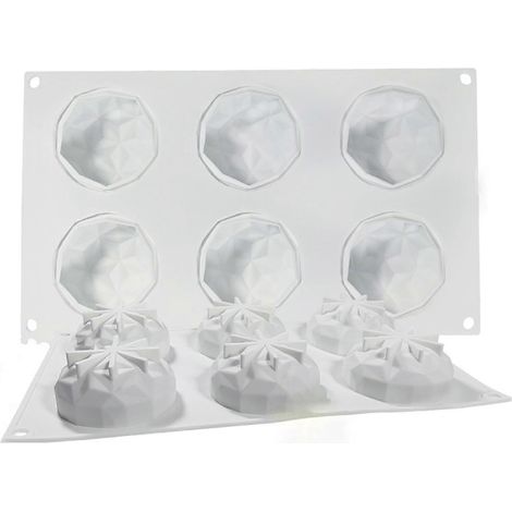 3d-antihaft-silikonform In Diamantform Für Selbstgebackene Kuchen – 3