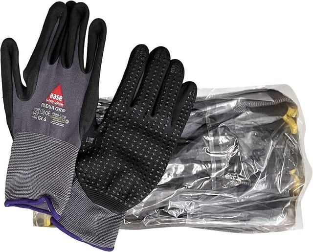 Hase Montagehandschuhe Padua Grip Größe 7, Nylon