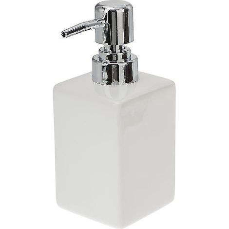 Leere Glas-shampooflasche
