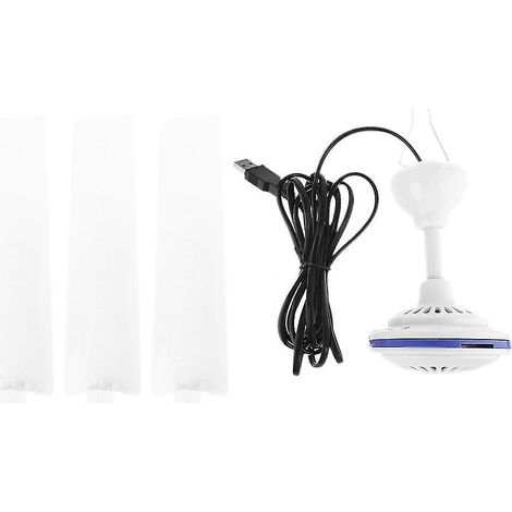 5v Usb-deckenventilator, 48 Cm (19 Zoll), Zum Aufhängen, Für Zelt Oder Camping Im Freien