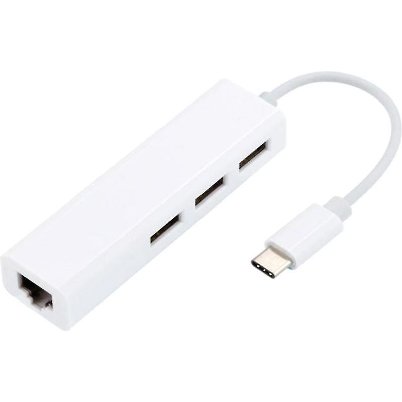 Usb 2.0-hub, Hochgeschwindigkeits-lan-netzwerkkarte, Usb-splitter Für Laptop Und Usb-stick