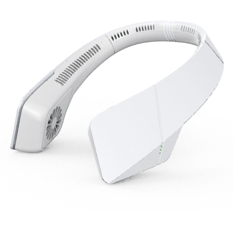 Tragbarer Nackenventilator, Ultraleise Und Leicht, Usb-aufladbar (weiß)