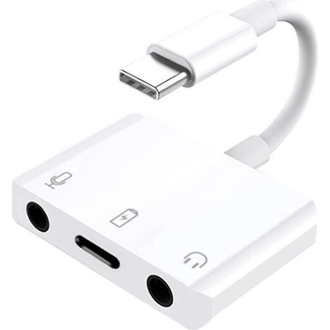 Stereo-headset Mit Mikrofon Und Lautsprechern, 3,5-mm-klinkenstecker, Usb-c-kabeladapter, Soundkarte