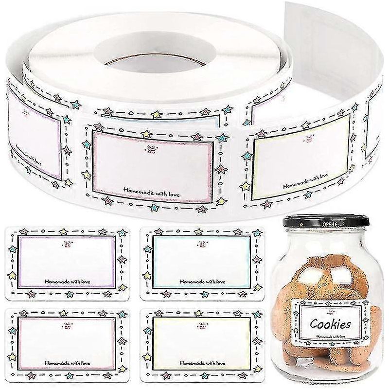 Rolle/250 Selbstklebende Lebensmitteletiketten Für Marmeladengläser, 5 X 3 Cm - A