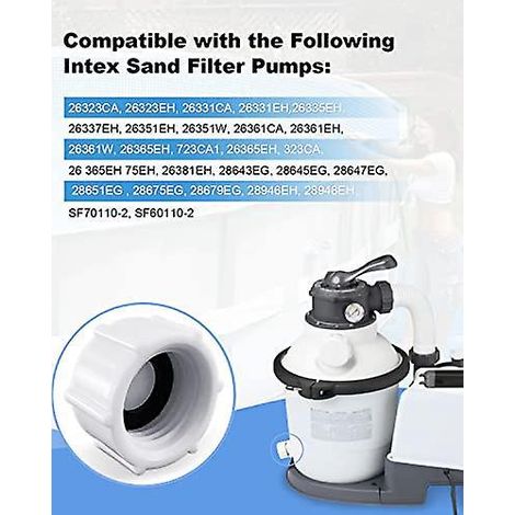 Szrkrla Kompatibel Mit Dem Intex 11456 Pool-ablassventilstopfen Und O-ring Für Aufstellpools - Ersatzteile