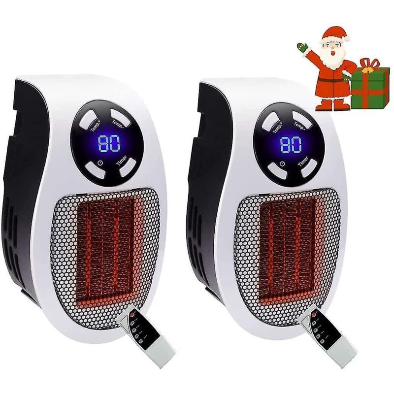 500-watt-keramik-heizlüfter, Mini-heizlüfter, Tragbarer Und Sparsamer Zusatzheizer, Steckdosenheizer.