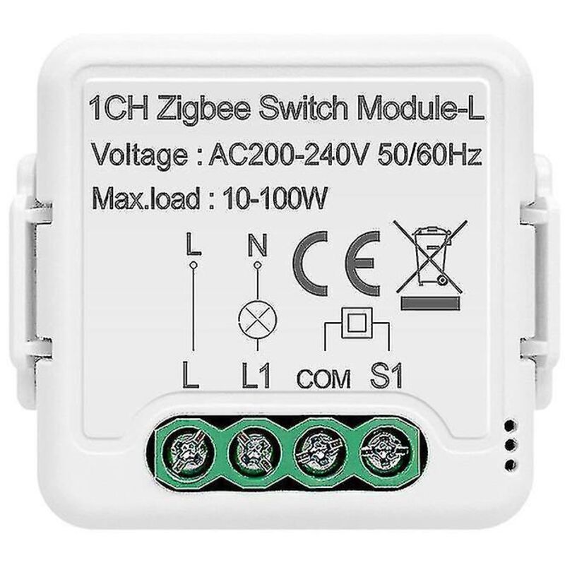 Einfaches Dimmermodul Für 1/2/3-wege-funklichtschalter Mit Zigbee 3.0 (tuya1ch)