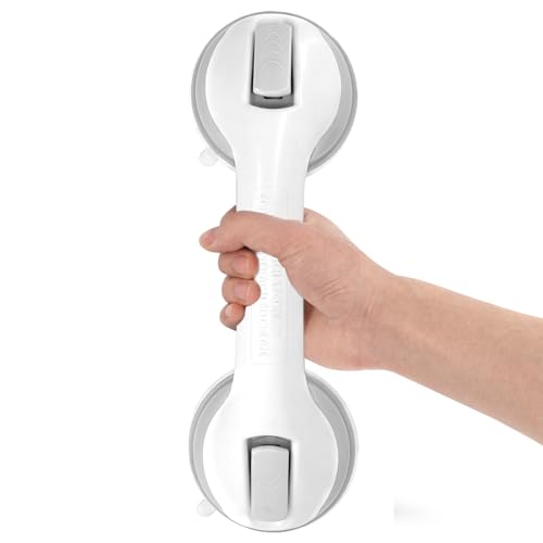 Haltegriff Mit Saugnapf Für Die Dusche, 30 Cm, 1 Stück Sicherer Haltegriff Mit Saugnapf, Rutschfest, Kein Bohren Erforderlich. Für Senioren, Menschen Mit Behinderung Und Kinder.