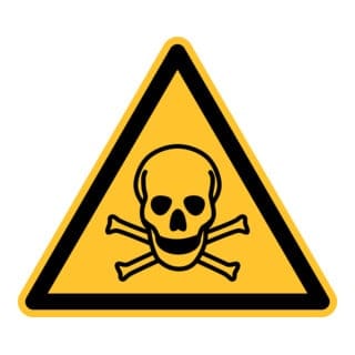 Eichner Warnschild Warnung vor tödlicher Gefahr 20 cm PVC