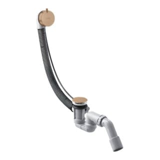 hansgrohe Komplettset Flexaplus S Ab-/Überlaufgarnitur, brushed red gold