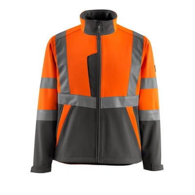 Mascot Kiama Soft Shell Jacke Größe 3XL, hi-vis orange/dunkelanthrazit