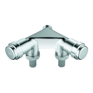 Grohe WAS-Doppelventil 1/2", einfach, chrom
