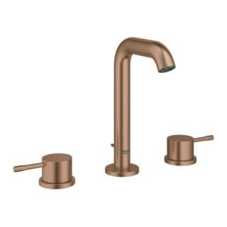 Grohe 3-Loch-Waschtischarmatur Essence 1/2, m Abl.garn, warm sunset gebürstet