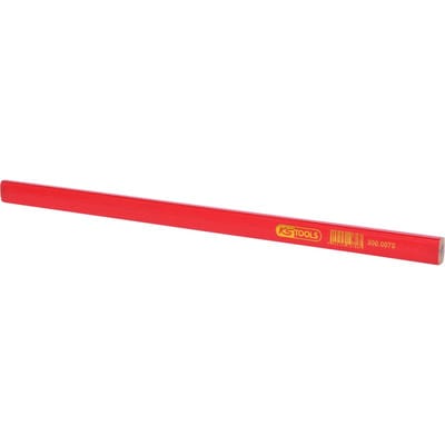 KS Tools Zimmermanns-Bleistift, rot, HB