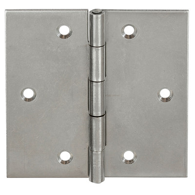 Vormann - Tür-Scharnier kantig,B40xH40mm gerollt Edelstahl,rostfrei