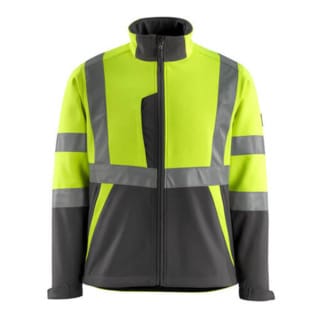 Mascot Kiama Soft Shell Jacke Größe 4XL, hi-vis gelb/dunkelanthrazit