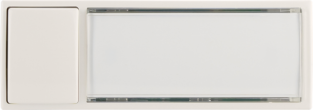 Grothe Klingeltaster AP 32x90x18,5mm, ws MONTILUX 2154