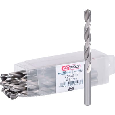 KS Tools HSS-G Spiralbohrer, 8,5mm, 10er Pack