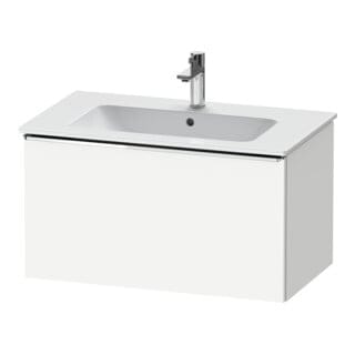 Duravit Waschtischunterschrank D-Neo 81x46,2cm, chr/we ma, 1 Ausz., wandhängend