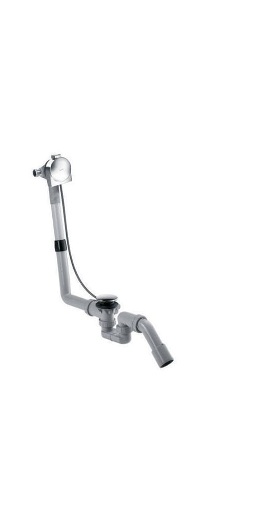 hansgrohe Komplettset Exafill S Wanneneinlauf, Ab-/Überlaufgarnitur, chrom