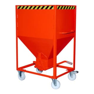 Bauer Südlohn Silobehälter SR 600, lackiert, Feuerrot