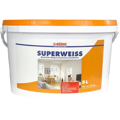 wilckens Dispersionsfarbe Innen 5 l, superweiß