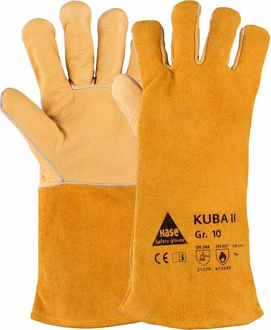 Hase KUBA II, Schweißerhandschuh aus Rindspaltleder, Größe 11