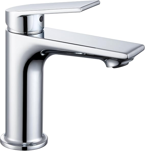 Cecipa Einhebel-waschtischarmatur Mit 11 Cm Auslaufhöhe, Chrom Abnehmbarer Luftsprudler, Konstanter Durchfluss, Wasser- Und Energiesparend, Leise Keramikkartusche, Einfache Installation