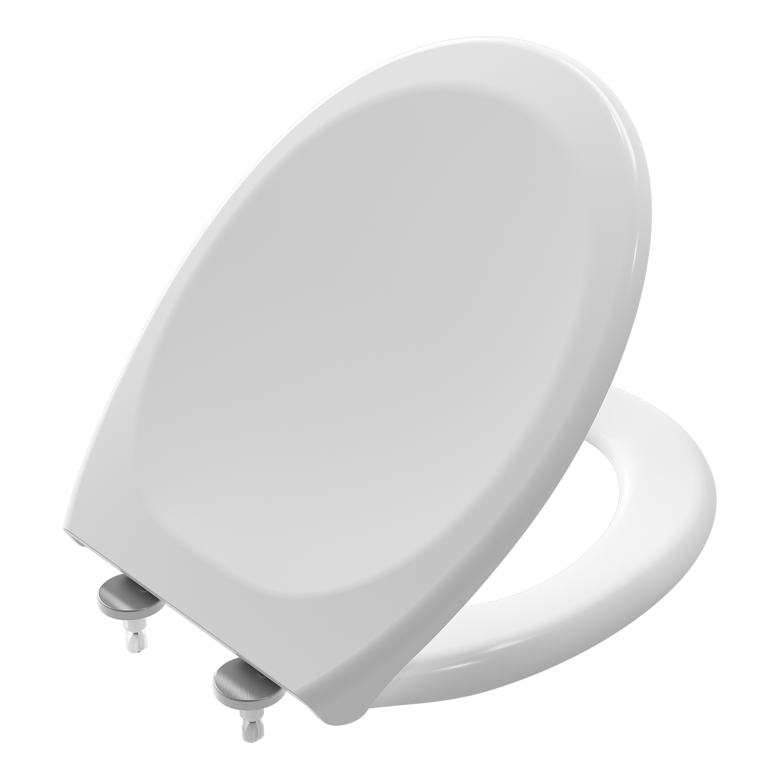 Cecipa Max Wc-sitz Mit Absenkautomatik & Schnellverschluss – Oval Toilettensitz Und Toilettendeckel In Einem, Tragfähigkeit Bis Zu 150 Kg, Weiß