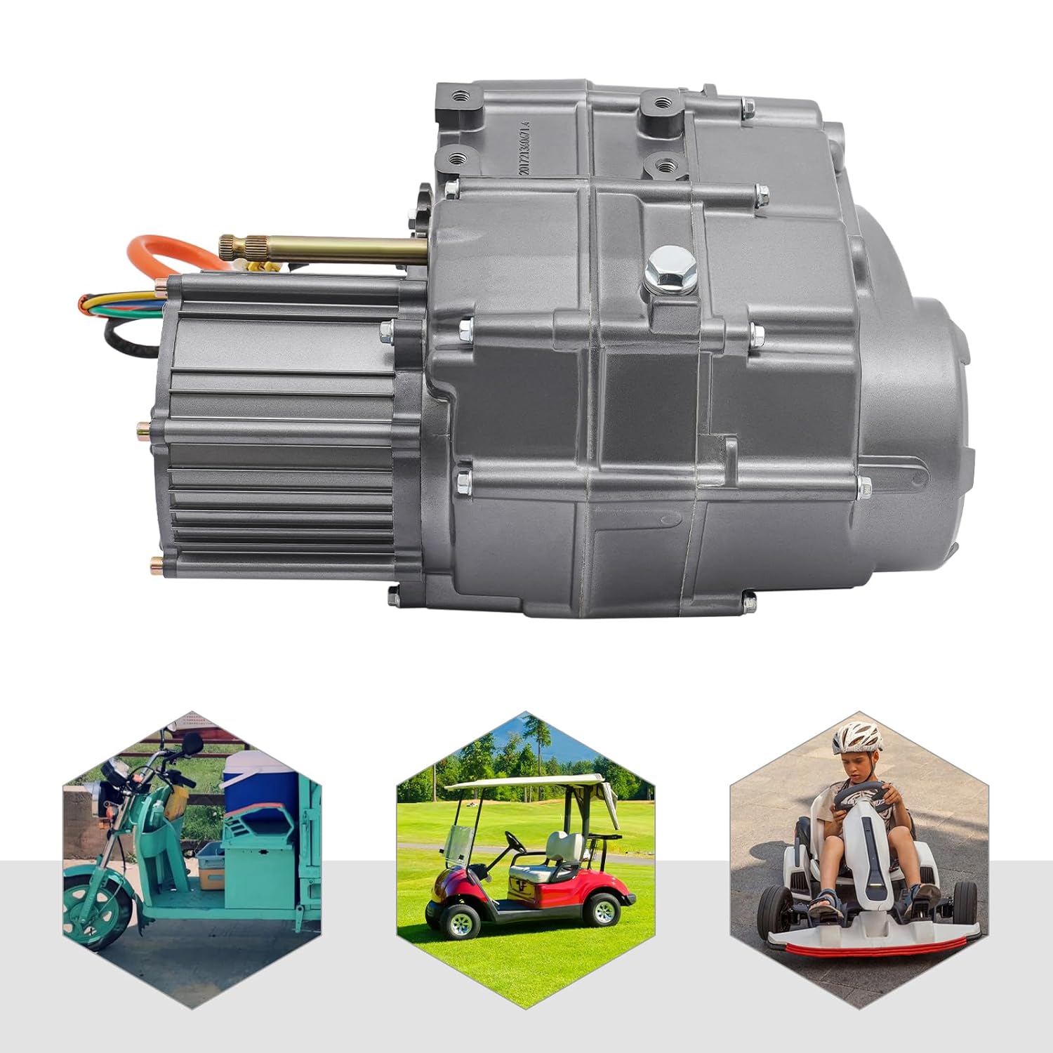 1000w 72v Dc Brushless Motor Kit Diy Umbausatz Mit Controller Und Gashebel Für Elektro-roller, Elektro-motorräder, Golf Carts