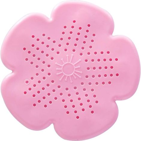Stück 15,5 X 15,5 Cm Großer, Blütenförmiger Silikon-bodenablaufdeckel, Spülbeckenfilter, Verstopfungsschutz, Reinigung, Abfallauffangbehälter, Küchen- Und Badezimmerzubehör