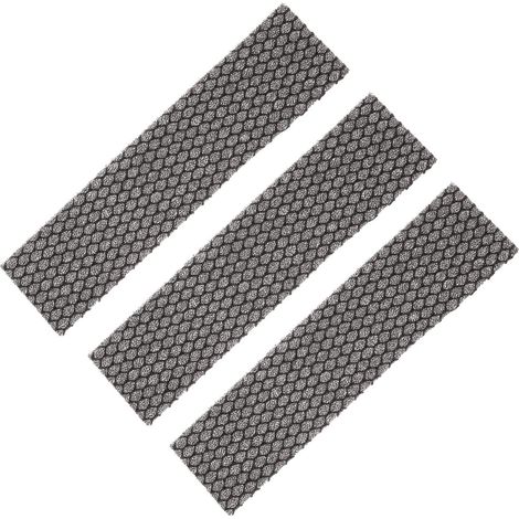 8,5" X 2" X 0,2" Schaumstofffilter Für Klimaanlagen, 3er-pack, Waschbar Und Wiederverwendbar, Schwarz