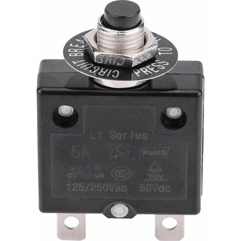 – 10-a-dreipol-leistungsschalter – Überlastschutz 125–250 V Ac, 50 V Dc – Manueller Rückstell-thermoschalter – Kompakt Und Robust