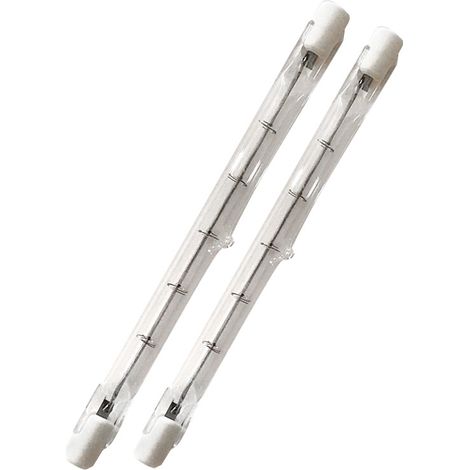 – R7s 118-mm-dimm-halogenlampe, 500 W – Warmweiß 2800 K – 11000 Lm – 200–240 V Wechselstrom – 5er-pack Für Professionelle Beleuchtung