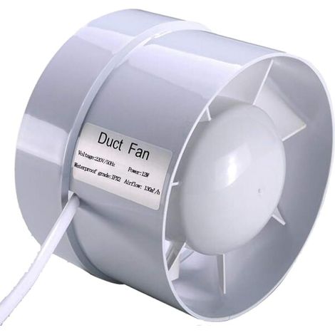 Leiser 150-mm-luftabsauger – Luftdurchsatz 320 M³/h – Leistung 18 W – Geräuschpegel 40 Db – Ventilator Für Beengte Räume