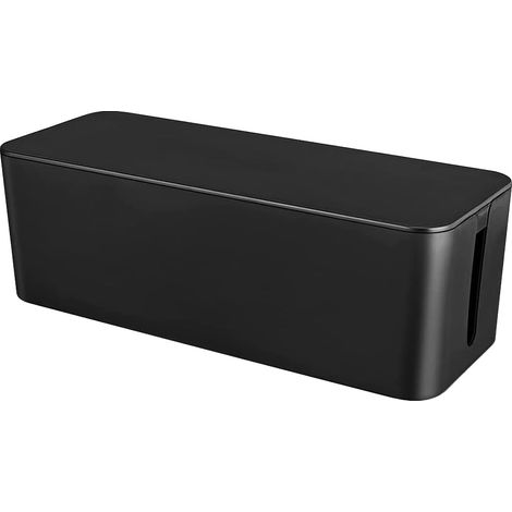 Kabelmanagementbox, Kabelaufbewahrungsbox, Zur Verdeckung Von Steckdosenleisten, Geeignet Für/im Büro (schwarz)