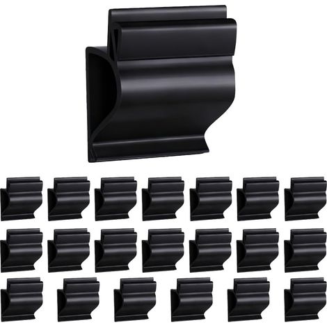 21 Stück Pvc-kartenhalter, Preisschild- Und Namensschildhalter, Schwarze Etikettenhalter Für Becher Und Schüsseln Zur Aufbewahrung In Behältern